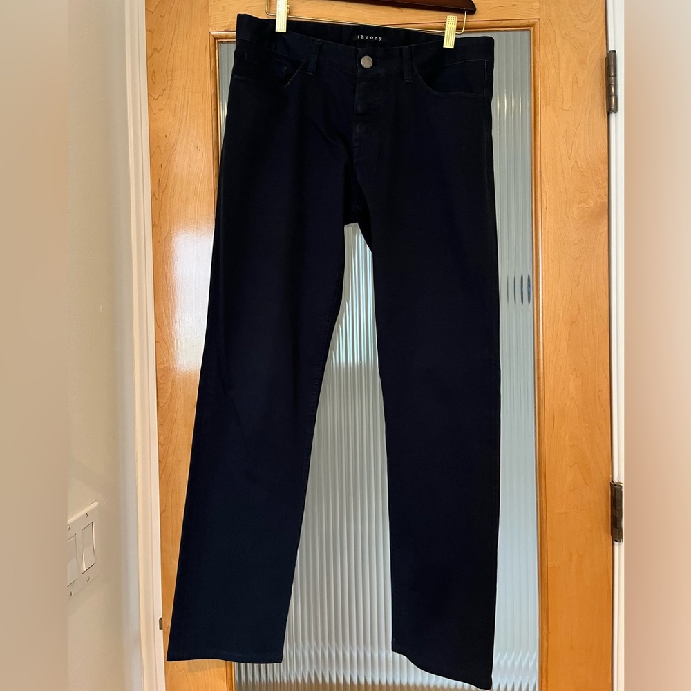 Theory Slim Straight Jeans - Men’s 33 Waist (Navy Blue)